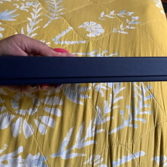 Sterling Silver Necklace with Lab Created Blue Sapphire Stones - Picture 5 of 5